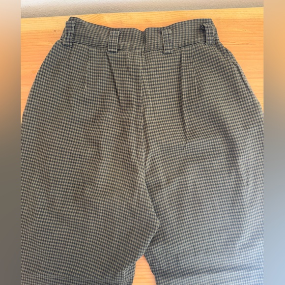 Vintage Checkered Cotton Trousers - Picture 2 of 11